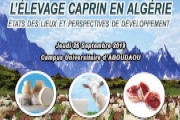 2ème Séminaire Scientifique de l’Agriculture: L’élevage caprin en Algérie