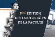 3ème éditions des doctoriales de la Faculté des Lettres et des Langues.