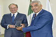 Visite de son excellence l’ambassadeur de l’Italie Monsieur Giovanni PUGLIESE à l’Université A. MIRA Béjaia.