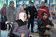 Visite guidée aux profits des étudiants à besoins spécifiques de l’université de Bejaia.