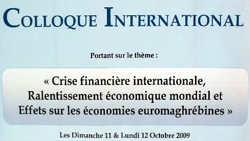 Colloque international sur la crise financière