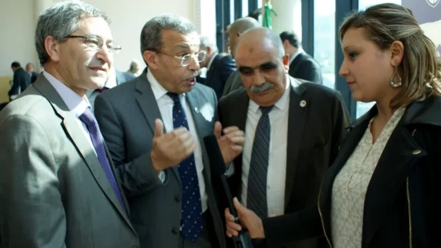 Visite du ministre des finance M. BENKHALFA Abderrahmane à l’université de Bejaia.