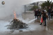 Photos prises lors des exercices de simulation au profit des ingénieurs des laboratoires universitaires