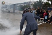 Photos prises lors des exercices de simulation au profit des ingénieurs des laboratoires universitaires