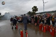 Photos prises lors des exercices de simulation au profit des ingénieurs des laboratoires universitaires