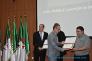 Visite du Pr Kamel BADDARI, MESRS à l'université de Bejaia 3