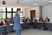 Photos prises lors du cycle de perfectionnement au profit du personnel des laboratoires de l’université