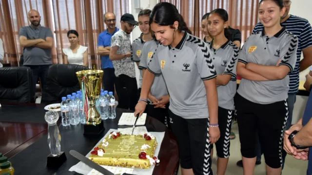 réception, équipe féminine de volley Ball, Widad Amel Bejaia (WAB)