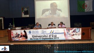Cérémonie de clôture de de l’université d’été ANSEJ 9 Ceremonie cloture universite ete ANSEJ Universite de Bejaia Maison entrepreunariat 17 Septembre 2015 009
