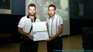 Cérémonie de clôture de de l’université d’été ANSEJ 37 Ceremonie cloture universite ete ANSEJ Universite de Bejaia Maison entrepreunariat 17 Septembre 2015 037