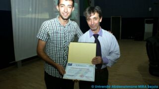 Cérémonie de clôture de de l’université d’été ANSEJ 44 Ceremonie cloture universite ete ANSEJ Universite de Bejaia Maison entrepreunariat 17 Septembre 2015 044