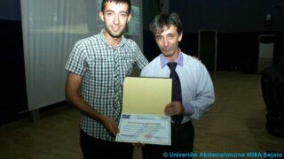 Cérémonie de clôture de de l’université d’été ANSEJ 45 Ceremonie cloture universite ete ANSEJ Universite de Bejaia Maison entrepreunariat 17 Septembre 2015 045