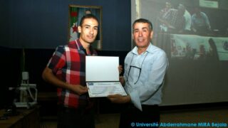 Cérémonie de clôture de de l’université d’été ANSEJ 57 Ceremonie cloture universite ete ANSEJ Universite de Bejaia Maison entrepreunariat 17 Septembre 2015 057