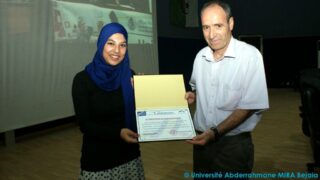 Cérémonie de clôture de de l’université d’été ANSEJ 74 Ceremonie cloture universite ete ANSEJ Universite de Bejaia Maison entrepreunariat 17 Septembre 2015 074