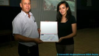 Cérémonie de clôture de de l’université d’été ANSEJ 83 Ceremonie cloture universite ete ANSEJ Universite de Bejaia Maison entrepreunariat 17 Septembre 2015 083