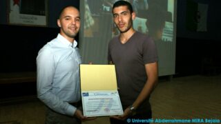 Cérémonie de clôture de de l’université d’été ANSEJ 94 Ceremonie cloture universite ete ANSEJ Universite de Bejaia Maison entrepreunariat 17 Septembre 2015 094