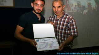 Cérémonie de clôture de de l’université d’été ANSEJ 114 Ceremonie cloture universite ete ANSEJ Universite de Bejaia Maison entrepreunariat 17 Septembre 2015 114