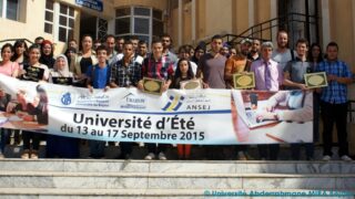 Cérémonie de clôture de de l’université d’été ANSEJ 144 Ceremonie cloture universite ete ANSEJ Universite de Bejaia Maison entrepreunariat 17 Septembre 2015 144