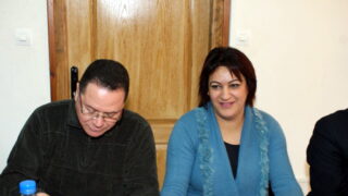 Déjeuner à l'occasion du colloque International sur la « Confection de dictionnaires monolingues amazighs » 82 Dejeuner Colloque International sur la Confection de dictionnaires monolingues amazighs 082