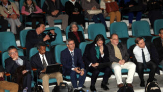 Medailles Fiels Cedric Villani et Ngo Bao Chau Universite Bejaia en Hommage Maurice Audin 08 Decembre 2018 007