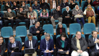 Medailles Fiels Cedric Villani et Ngo Bao Chau Universite Bejaia en Hommage Maurice Audin 08 Decembre 2018 016