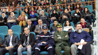 Medailles Fiels Cedric Villani et Ngo Bao Chau Universite Bejaia en Hommage Maurice Audin 08 Decembre 2018 025