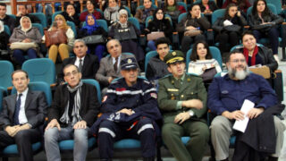 Medailles Fiels Cedric Villani et Ngo Bao Chau Universite Bejaia en Hommage Maurice Audin 08 Decembre 2018 026