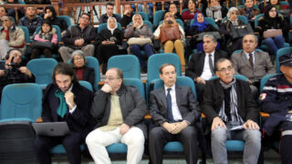 Medailles Fiels Cedric Villani et Ngo Bao Chau Universite Bejaia en Hommage Maurice Audin 08 Decembre 2018 027