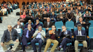 Medailles Fiels Cedric Villani et Ngo Bao Chau Universite Bejaia en Hommage Maurice Audin 08 Decembre 2018 033