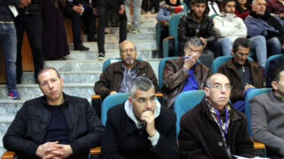 Medailles Fiels Cedric Villani et Ngo Bao Chau Universite Bejaia en Hommage Maurice Audin 08 Decembre 2018 044