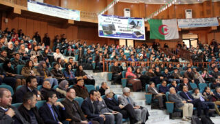 Medailles Fiels Cedric Villani et Ngo Bao Chau Universite Bejaia en Hommage Maurice Audin 08 Decembre 2018 051