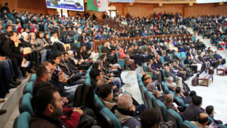 Medailles Fiels Cedric Villani et Ngo Bao Chau Universite Bejaia en Hommage Maurice Audin 08 Decembre 2018 055