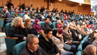 Medailles Fiels Cedric Villani et Ngo Bao Chau Universite Bejaia en Hommage Maurice Audin 08 Decembre 2018 057