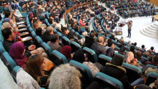 Medailles Fiels Cedric Villani et Ngo Bao Chau Universite Bejaia en Hommage Maurice Audin 08 Decembre 2018 059