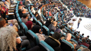 Medailles Fiels Cedric Villani et Ngo Bao Chau Universite Bejaia en Hommage Maurice Audin 08 Decembre 2018 060