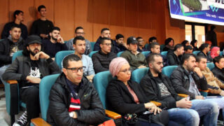 Medailles Fiels Cedric Villani et Ngo Bao Chau Universite Bejaia en Hommage Maurice Audin 08 Decembre 2018 064