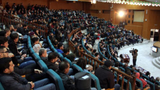 Medailles Fiels Cedric Villani et Ngo Bao Chau Universite Bejaia en Hommage Maurice Audin 08 Decembre 2018 066