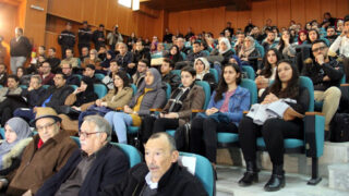 Medailles Fiels Cedric Villani et Ngo Bao Chau Universite Bejaia en Hommage Maurice Audin 08 Decembre 2018 073