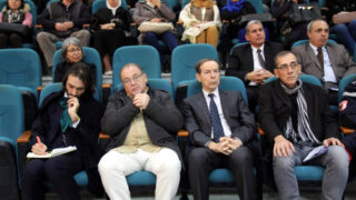 Medailles Fiels Cedric Villani et Ngo Bao Chau Universite Bejaia en Hommage Maurice Audin 08 Decembre 2018 078