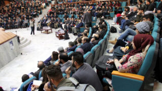 Medailles Fiels Cedric Villani et Ngo Bao Chau Universite Bejaia en Hommage Maurice Audin 08 Decembre 2018 079