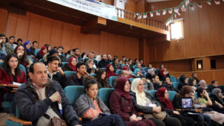 Medailles Fiels Cedric Villani et Ngo Bao Chau Universite Bejaia en Hommage Maurice Audin 08 Decembre 2018 095