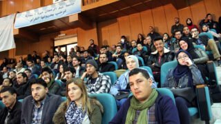 Medailles Fiels Cedric Villani et Ngo Bao Chau Universite Bejaia en Hommage Maurice Audin 08 Decembre 2018 096