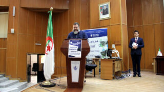 Medailles Fiels Cedric Villani et Ngo Bao Chau Universite Bejaia en Hommage Maurice Audin 08 Decembre 2018 103