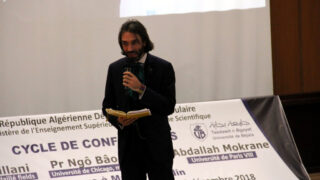Medailles Fiels Cedric Villani et Ngo Bao Chau Universite Bejaia en Hommage Maurice Audin 08 Decembre 2018 140