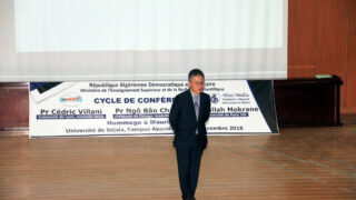 Medailles Fiels Cedric Villani et Ngo Bao Chau Universite Bejaia en Hommage Maurice Audin 08 Decembre 2018 184