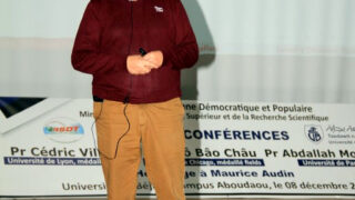 Medailles Fiels Cedric Villani et Ngo Bao Chau Universite Bejaia en Hommage Maurice Audin 08 Decembre 2018 205