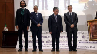 Medailles Fiels Cedric Villani et Ngo Bao Chau Universite Bejaia en Hommage Maurice Audin 08 Decembre 2018 212