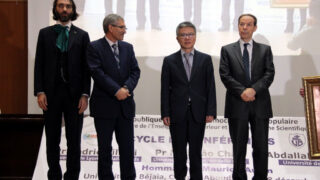 Medailles Fiels Cedric Villani et Ngo Bao Chau Universite Bejaia en Hommage Maurice Audin 08 Decembre 2018 214