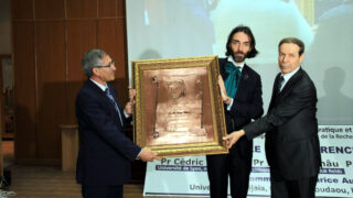 Medailles Fiels Cedric Villani et Ngo Bao Chau Universite Bejaia en Hommage Maurice Audin 08 Decembre 2018 224