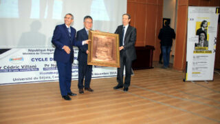 Medailles Fiels Cedric Villani et Ngo Bao Chau Universite Bejaia en Hommage Maurice Audin 08 Decembre 2018 230